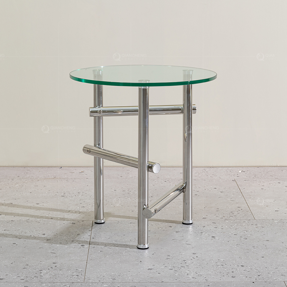 24 inch steel round side table