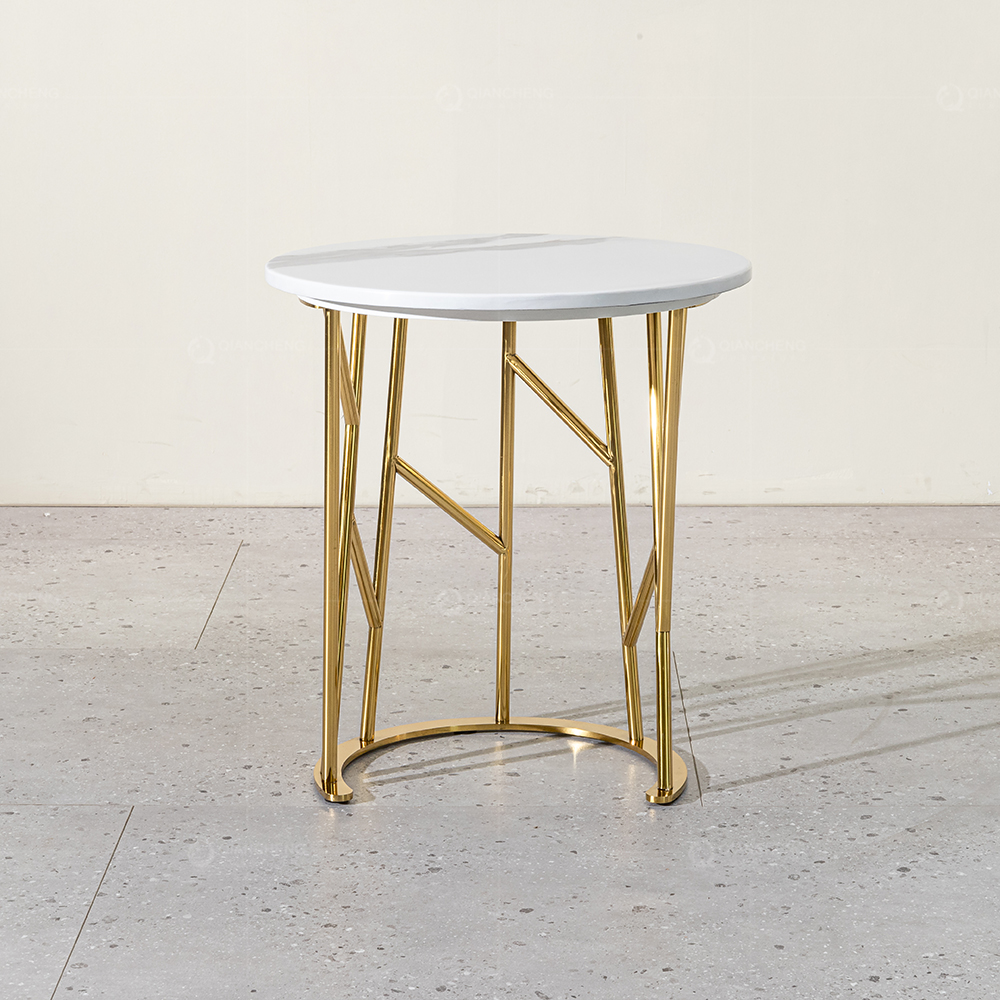 side table marble gold