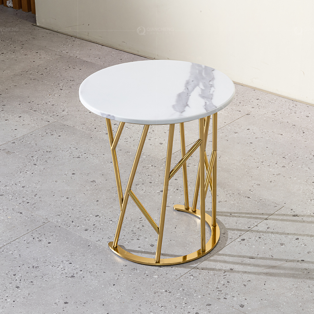 china marble side table