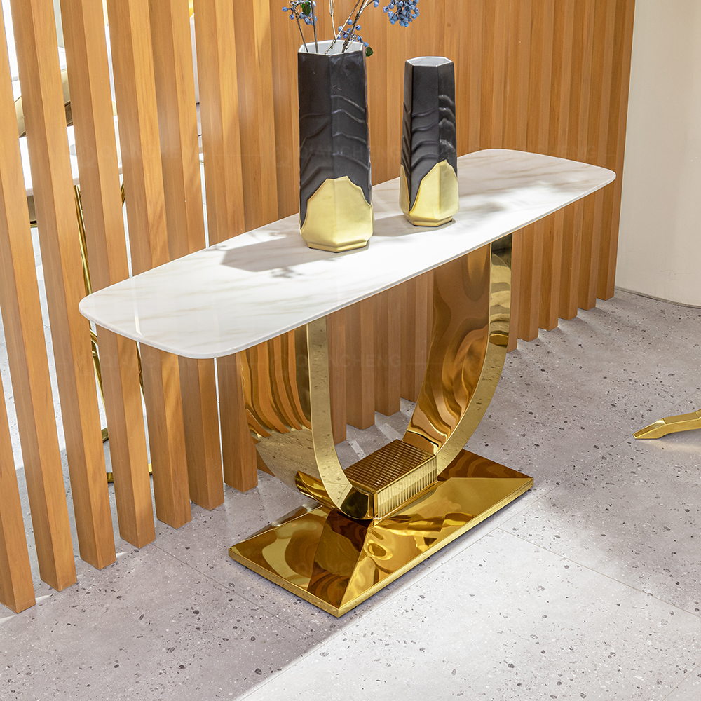 Gold Entry Console Table For Sale Wholesale Furniture Suppliers 2088