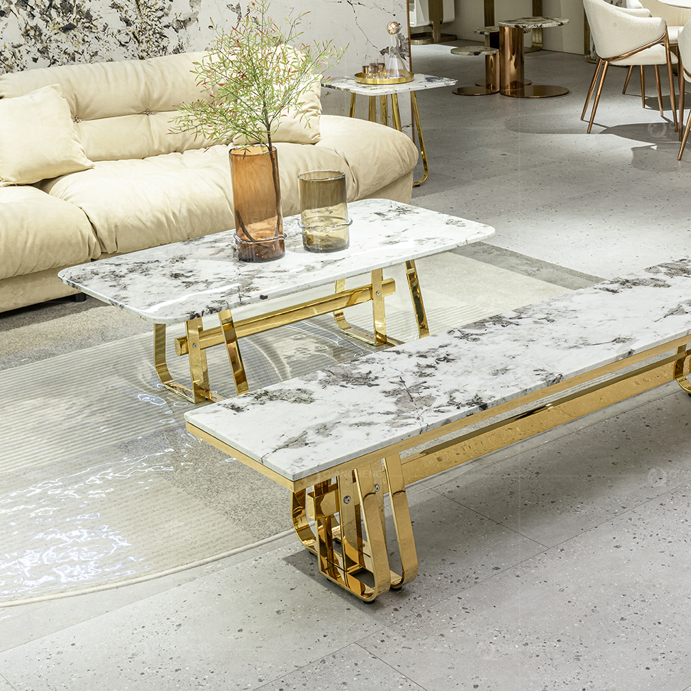 marble nesting coffee table