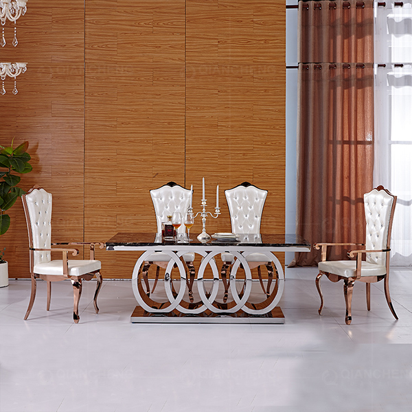 Stainless Steel Dining Table set