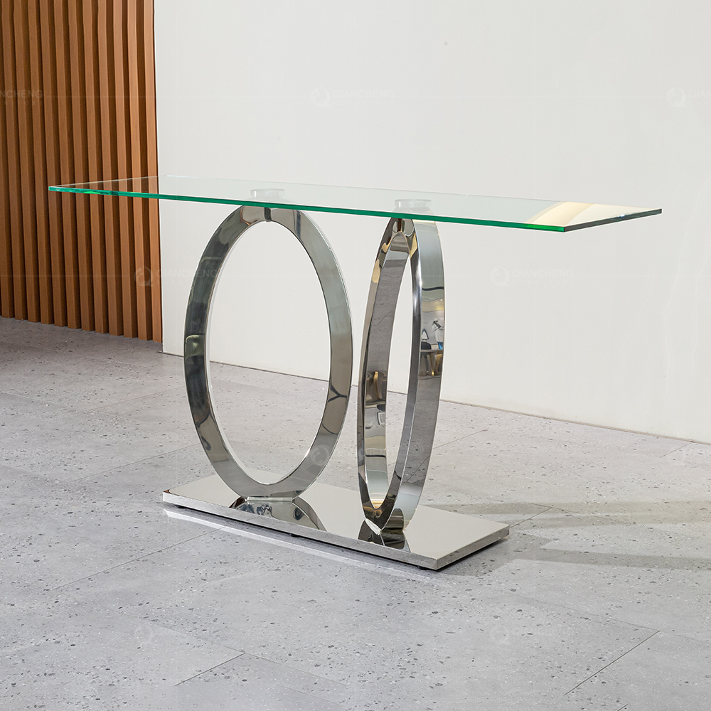modern entry table decor