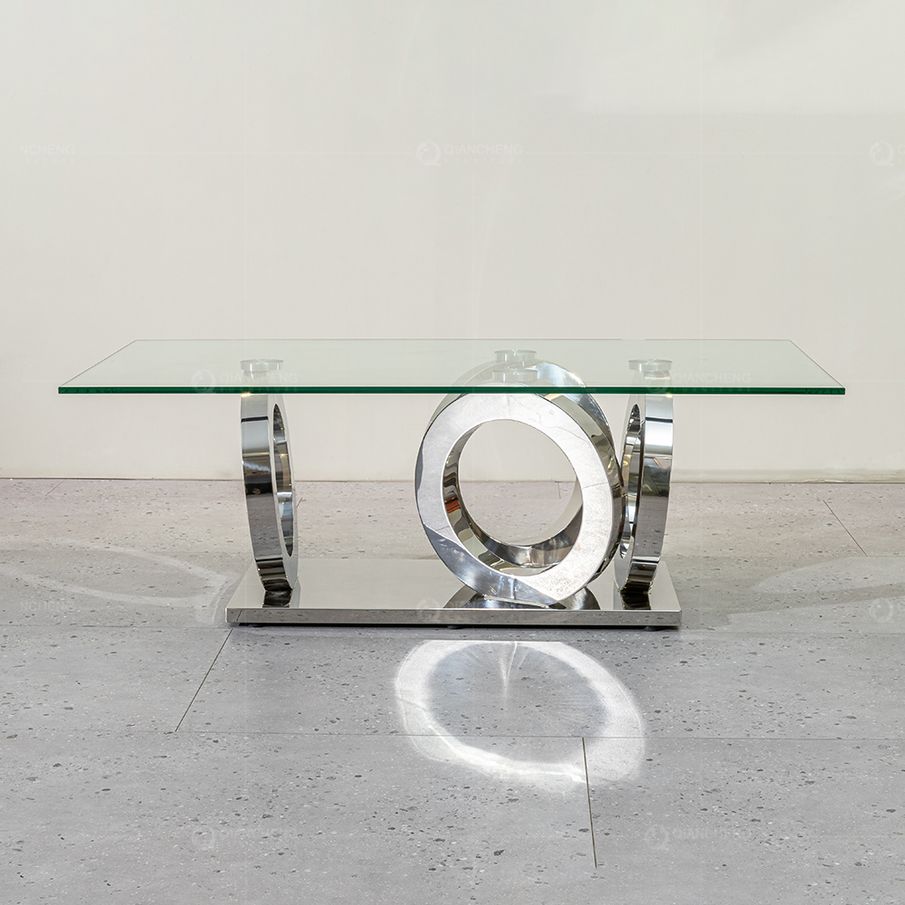 glass coffee table contemporary