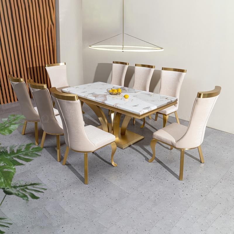 marble dining table