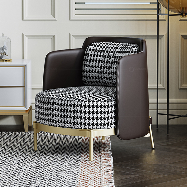 Hot Sale Modern Fabric Metal Legs Leisure Chair Factory Furniture Wholesaler S652