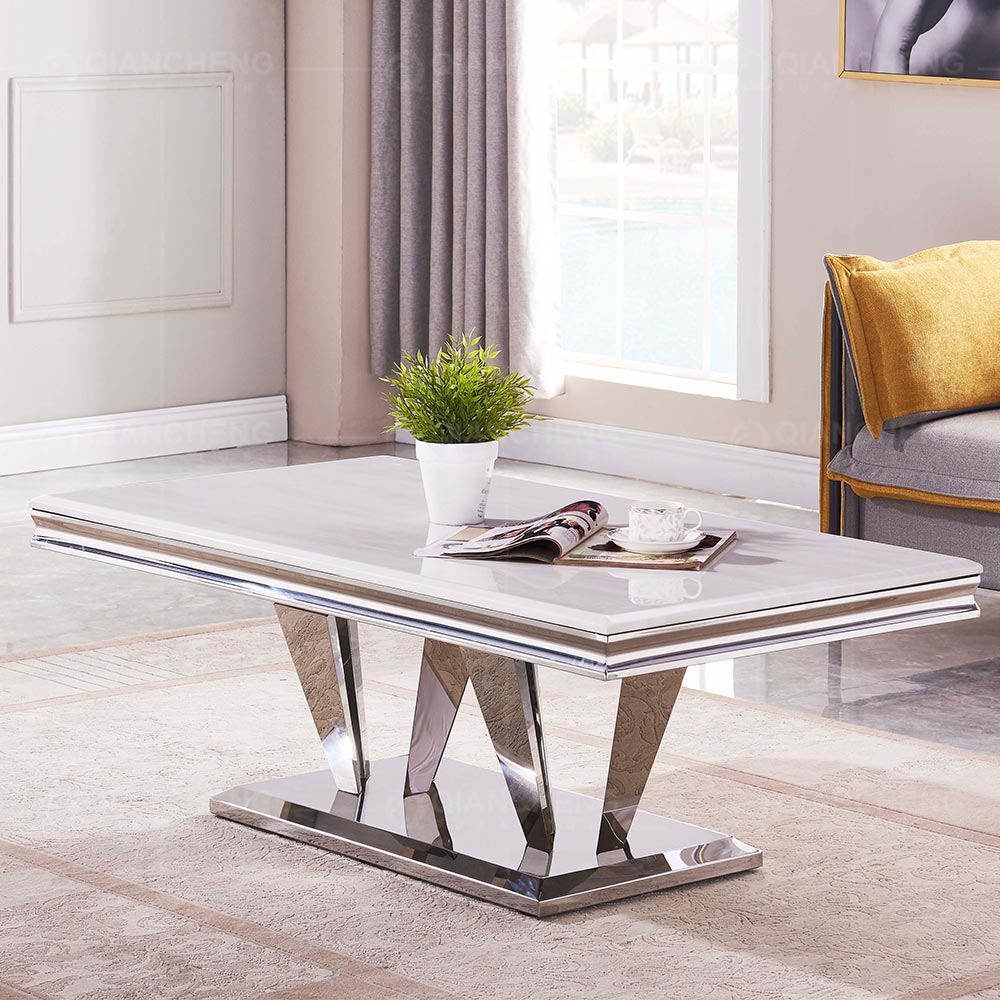 Luxury Modern Marble Coffee Table High End Living Room Furniture