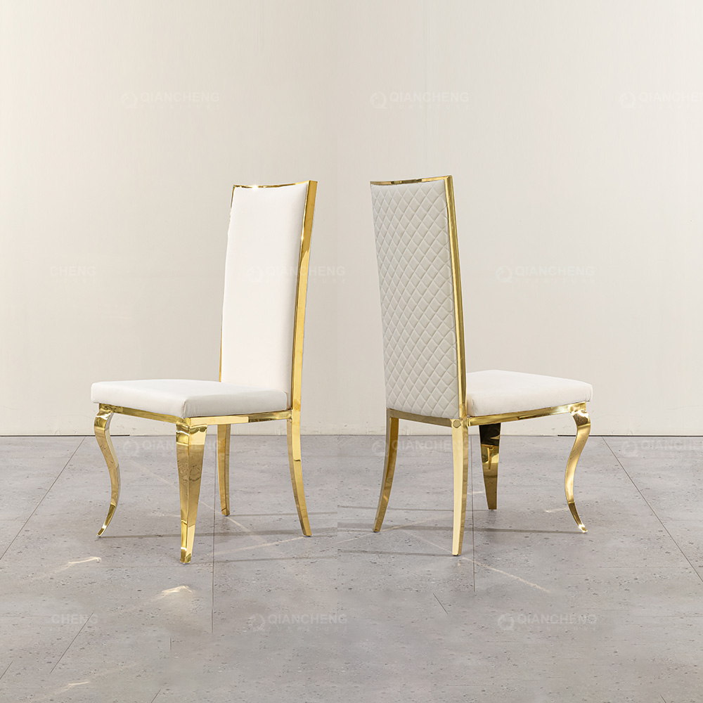 Cream Modern Upholstered Dining Chair,Custom Restaurant Furniture