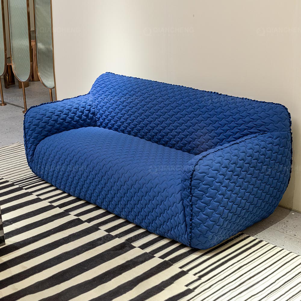 Best Sofa Manufacturers,Blue Microfiber Sofa