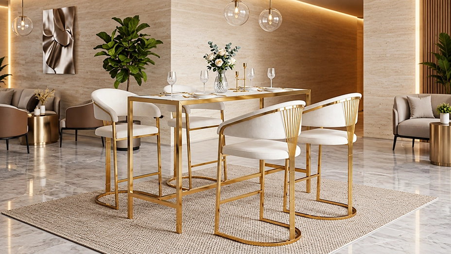 Qiancheng bar tables and stools for restaurants lounges and hotels